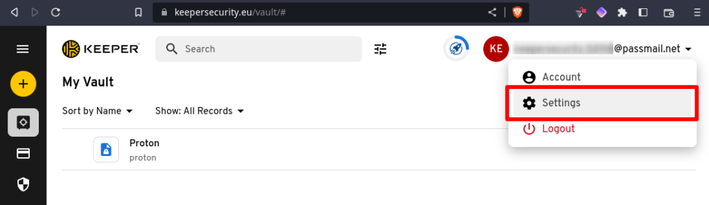 Open Settings
